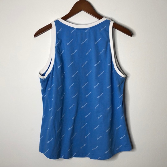 Champion Heritage Ringer Logo V-Neck Tank Top - Picture 2 of 7